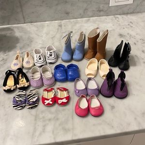 American Girl Doll shoe bundle